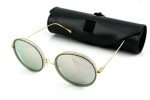 Dita Freebird Gray Oval Sunglasses for Women