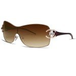 VANLINKER Trendy Y2K Wrap Around Sunglasses