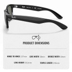 Ray-Ban RB2132 New Wayfarer Polarized Sunglasses Bundle