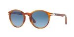 Persol PO3171S Blue Gradient Round Sunglasses for Men