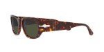 Persol PO3307S Havana/Green Rectangular Sunglasses