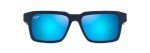 Maui Jim Kahiko Polarized Rectangle Sunglasses - Matte Blue