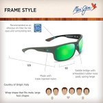 Maui Jim Southern Cross Polarized Wrap Sunglasses