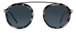 Peepers Women's Round Polarized Sunglasses - Black Marble
