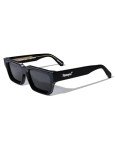 Trendy Retro Rectangle UV Protection Sunglasses (Black)