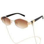 Trendy Hexagon Designer Sunglasses for Women