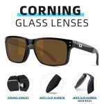 B.N.U.S Polarized Black Frame Sunglasses for All