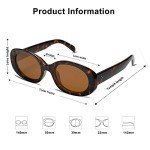 Retro Oval Polarized Sunglasses for Trendy Style