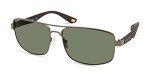 Skechers Men's Matte Gunmetal Rectangular Sunglasses