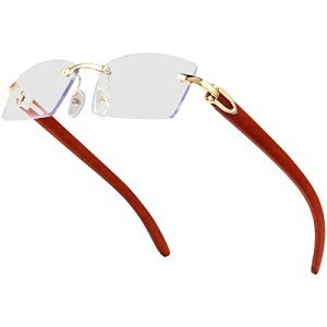 Dollger Colorful Rimless Rectangle Sunglasses for All