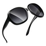 Trendy Women’s Polarized Oversized Sunglasses - UV400