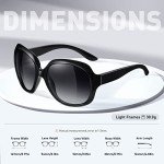 Trendy Women’s Polarized Oversized Sunglasses - UV400