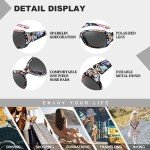 Stylish Women's Polarized Butterfly Sunglasses with UV400