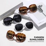 Trendy Women’s Polarized Oversized Sunglasses - UV400