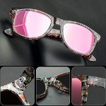 Trendy Polarized Floral Square Sunglasses for All