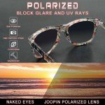 Trendy Polarized Floral Square Sunglasses for All