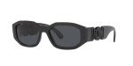 Versace Unisex Black Frame Sunglasses - 53MM