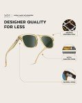 WearMe Pro Retro Large Men's Polarized Sunglasses