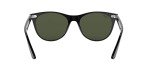 Ray-Ban Wayfarer II Round Sunglasses - Black/G-15 Green