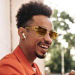 Kepoita Square Rimless Men's Fashion Sunglasses