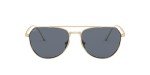 Persol PO5003ST Gold and Light Blue Sunglasses