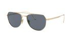 Persol PO5003ST Gold and Light Blue Sunglasses