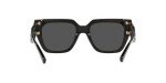 Versace Black Frame Sunglasses with Dark Grey Lenses