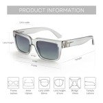 ZENOTTIC Polarized Rectangle Sunglasses for Men & Women