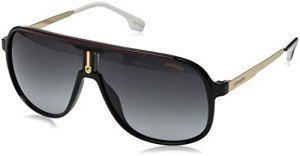 Carrera CA1007/S Black Pilot Sunglasses, 62 mm
