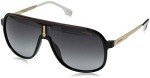 Carrera CA1007/S Black Pilot Sunglasses, 62 mm