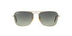 Ray-Ban Caravan Square Sunglasses in Gold