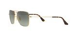 Ray-Ban Caravan Square Sunglasses in Gold