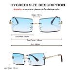 Stylish Rectangle Rimless Sunglasses for Everyone