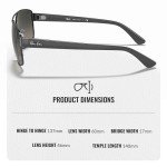 Ray-Ban RB3663 Square Sunglasses with Eyewear Kit