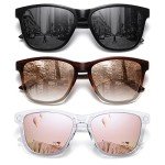 Trendy Polarized Designer Sunglasses - 3 Pack