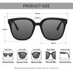 Trendy Oversized Square Sunglasses for Women