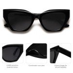 SOJOS Retro Cat Eye Polarized Sunglasses for Women
