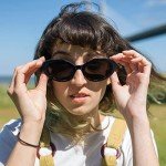 Retro Oval Cateye Sunglasses for Women and Men