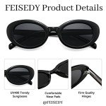 Retro Oval Cateye Sunglasses for Women and Men