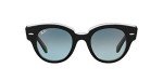 Ray-Ban Women's Roundabout Round Sunglasses - Black/Blue