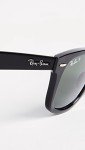 Ray-Ban Original Wayfarer Polarized Sunglasses - Black/Green