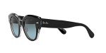 Ray-Ban Women's Roundabout Round Sunglasses - Black/Blue