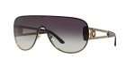 Versace Women's Sunglasses with Pale Gold Frame