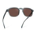 WearMe Pro Men's Polarized Square Sunglasses - Crystal Blue Brown