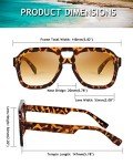 FEISEDY Vintage Pilot Sunglasses for Men and Women