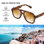 FEISEDY Vintage Pilot Sunglasses for Men and Women