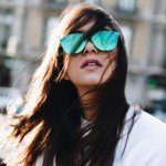 FEISEDY Reflective Rimless Sunglasses for All