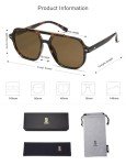 Trendy Polarized Retro Aviator Sunglasses for Everyone