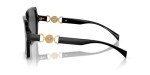Versace Black Frame Sunglasses with Dark Grey Lenses