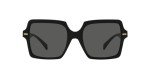 Versace Black Frame Sunglasses with Dark Grey Lenses